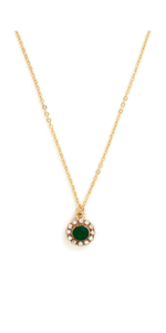 Delicate-Drop-Necklace-in-Green1